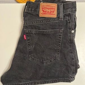 Black Levi’s Jean Shorts